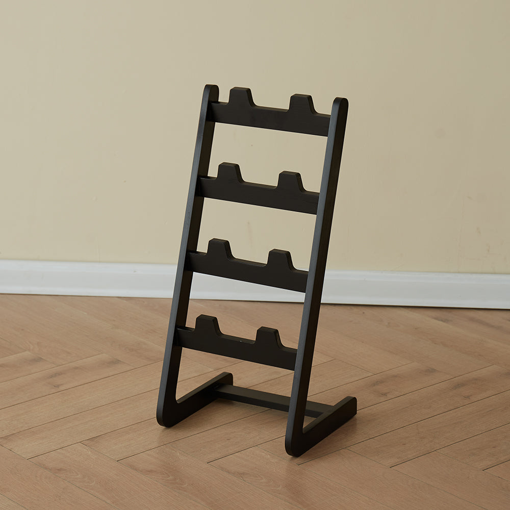Contemporary Nordic L-Shaped MDF Floor-Standing Shoe Storage Rack 4-Shelf For Entryway