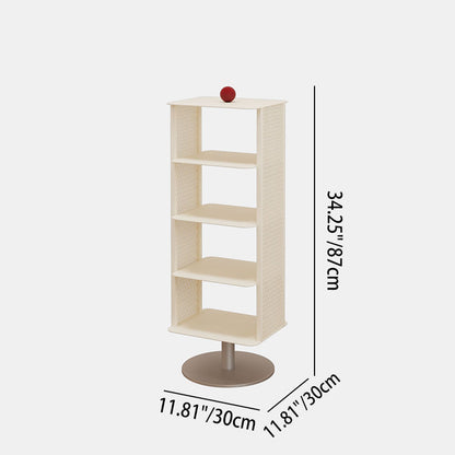 Contemporary Industrial Rectangular Anti-Corrosion & Anti-Rust Carbon Steel Shoe Storage Rack 3/4-Tier For Hallway