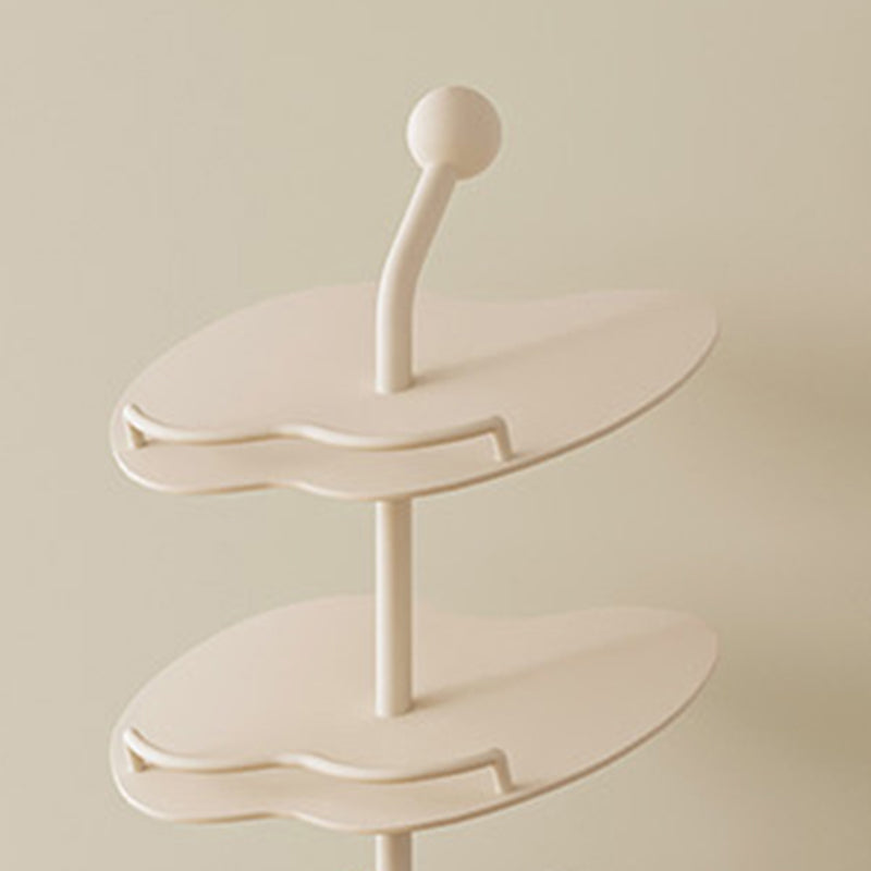 Contemporary Creative Apple-Shaped Iron Marble Shoe Storage Rack 4/5/6-Tier For Entryway & Hallway