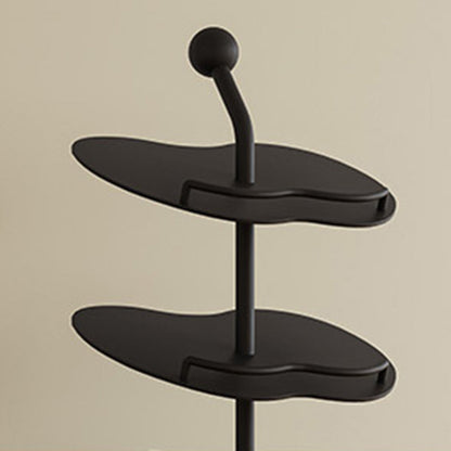 Contemporary Creative Apple-Shaped Iron Marble Shoe Storage Rack 4/5/6-Tier For Entryway & Hallway
