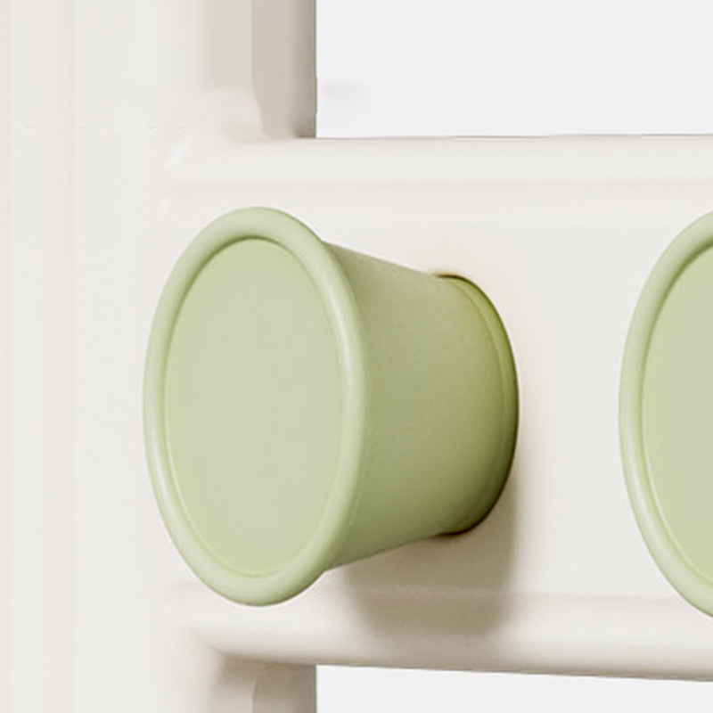 Modern Minimalist Fan-Shaped Eco-Friendly HDPE PP Kids Storage Shelf 2-Tier For Living Room