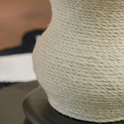Contemporary Creative Gourd Sisal Rope MDF Scratch-Resistant Space-Saving Cat Tower 2-Tier For Living Room