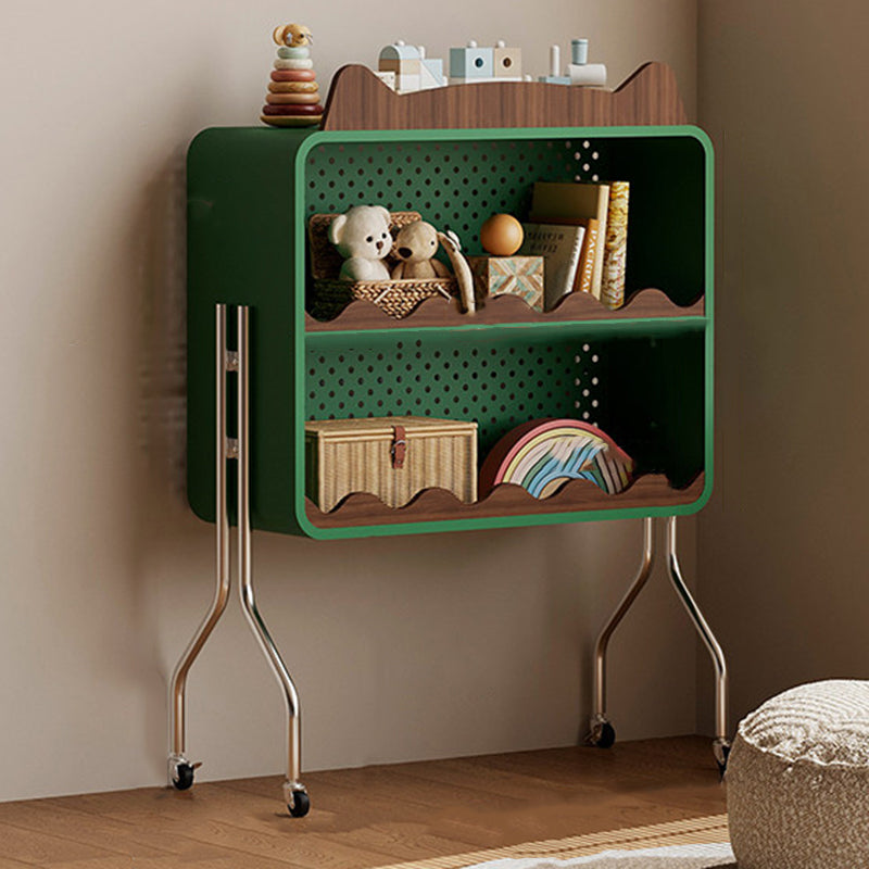 Contemporary Nordic Cartoon Cat Ear & Deer Ear Iron Multi-layer Board Kids Movable Storage Cabinet 2-Tier For Living Room