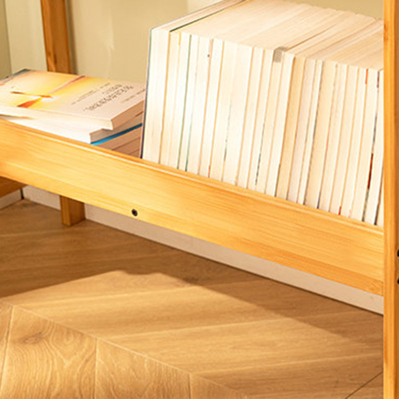 Modern Minimalist Rectangular Nan Bamboo Foldable Desk 2-Layer For Home Office