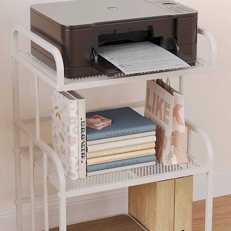 Modern Minimalist Trapezoid Iron Lightweight Storage Shelf 2/3-Layer For Home Office