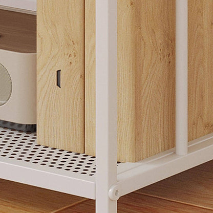 Modern Minimalist Trapezoid Iron Lightweight Storage Shelf 2/3-Layer For Home Office
