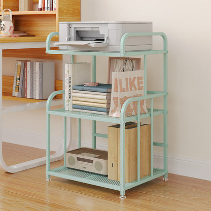 Modern Minimalist Trapezoid Iron Lightweight Storage Shelf 2/3-Layer For Home Office