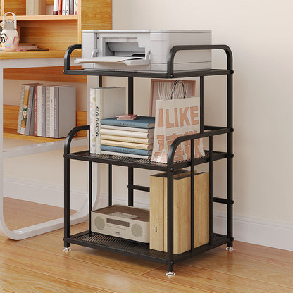 Modern Minimalist Trapezoid Iron Lightweight Storage Shelf 2/3-Layer For Home Office