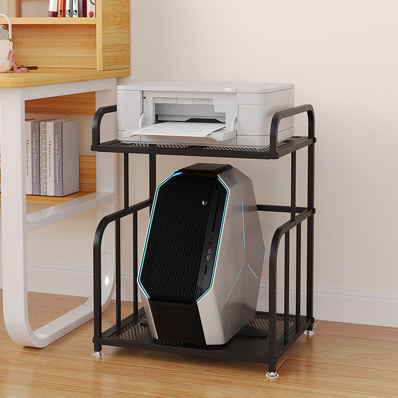 Modern Minimalist Trapezoid Iron Lightweight Storage Shelf 2/3-Layer For Home Office