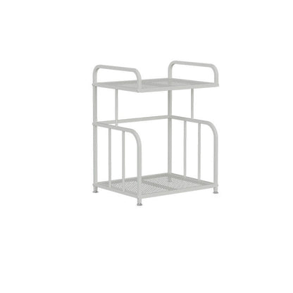 Modern Minimalist Trapezoid Iron Lightweight Storage Shelf 2/3-Layer For Home Office