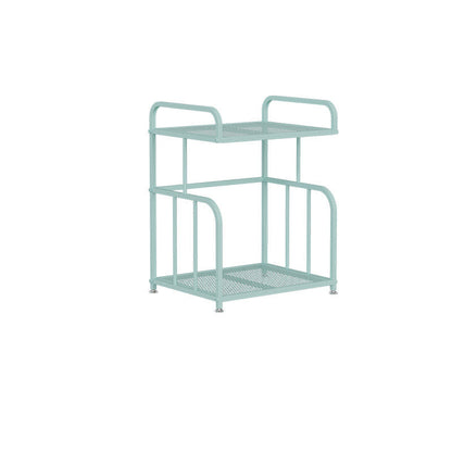 Modern Minimalist Trapezoid Iron Lightweight Storage Shelf 2/3-Layer For Home Office