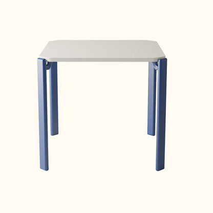 Contemporary Nordic Square MDF Oak Space-Saving Dining Table 1-Tier For 2-4 Seats
