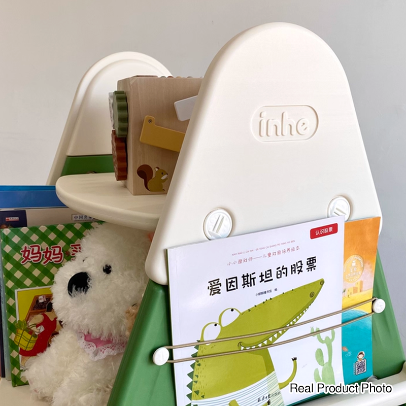 Contemporary Creative Christmas Tree PP & PE Plastic Kids Movable Bookshelf 4-Layer For Study