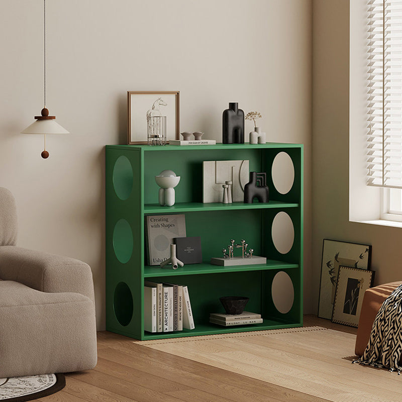 Modern Minimalist Iron Hollow Rectangular Floor-Standing Display Rack 3-Tier For Living Room & Bedroom