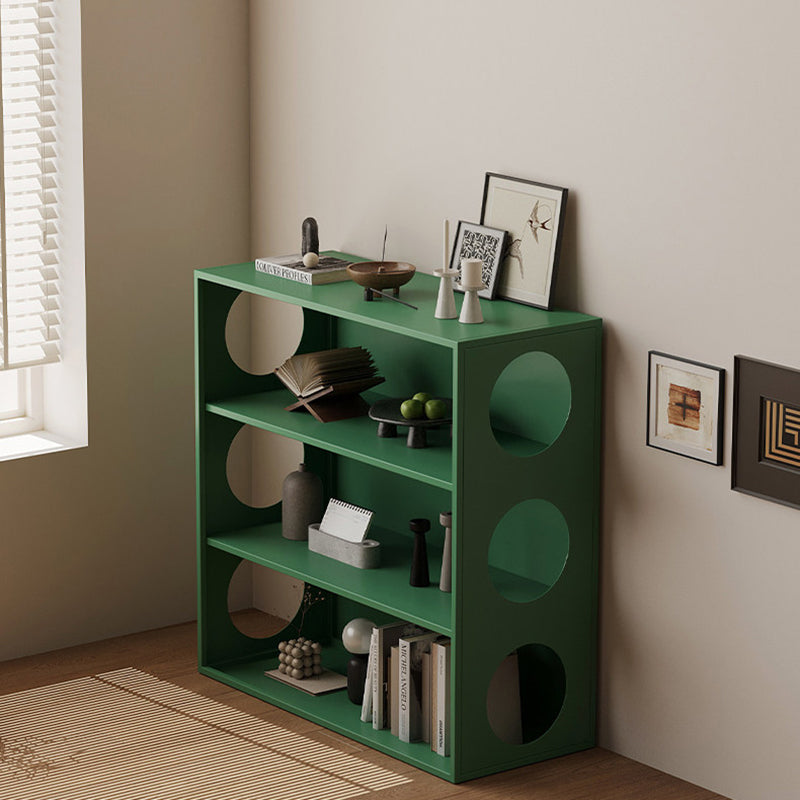 Modern Minimalist Iron Hollow Rectangular Floor-Standing Display Rack 3-Tier For Living Room & Bedroom