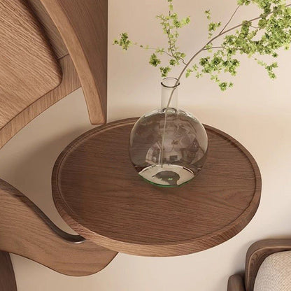 Contemporary Creative Solid Wood Brass Robot-Shaped Side Table With 5 Drawers For Living Room