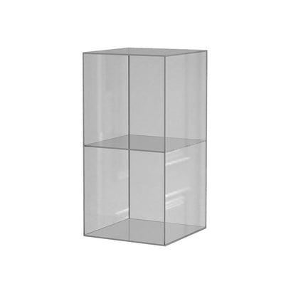 Contemporary Creative Acrylic Rectangular End Table 3-Tier For Living Room