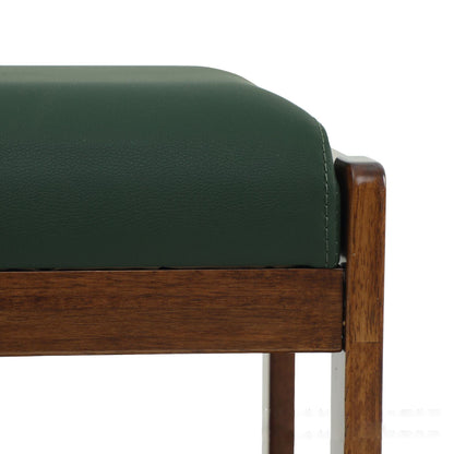 Contemporary Scandinavian Fabric Pine Rectangular Shoe Bench With 1 Shelf For Living Room