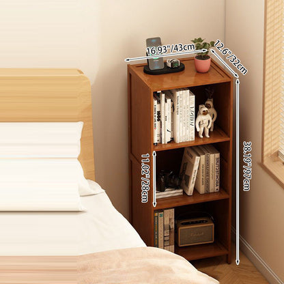Modern Minimalist Bamboo MDF Acrylic Rattan Rectangular Storage Cabinet 1/2/3-Cabinets For Bedroom