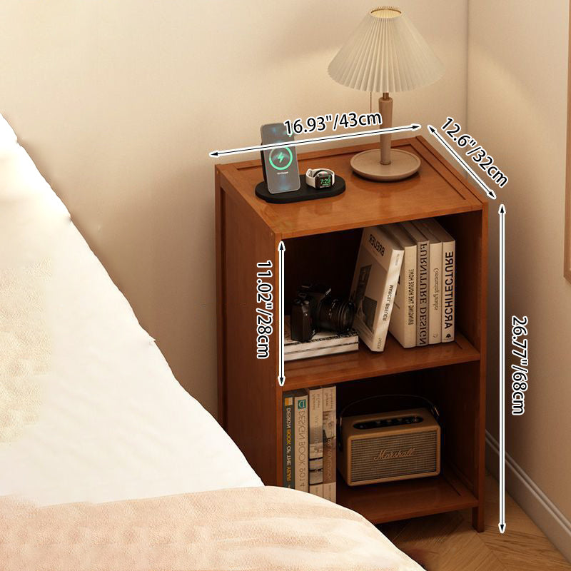 Modern Minimalist Bamboo MDF Acrylic Rattan Rectangular Storage Cabinet 1/2/3-Cabinets For Bedroom