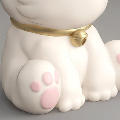 Modern Art Deco Resin Glass Kid Cartoon Cat Dog Bear Side Table 1-Tier For Living Room
