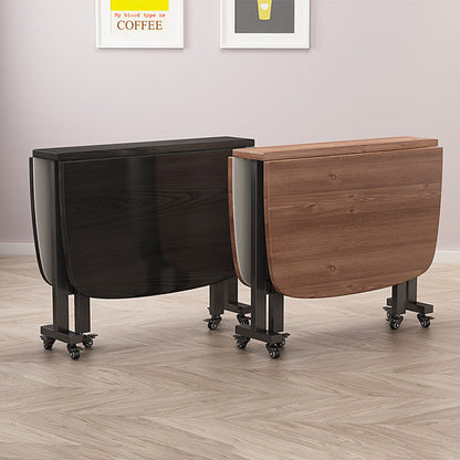 Modern Minimalist Medium Density Fiberboard Iron Rounded Rectangular Coffee Table 1-Tier For Living Room