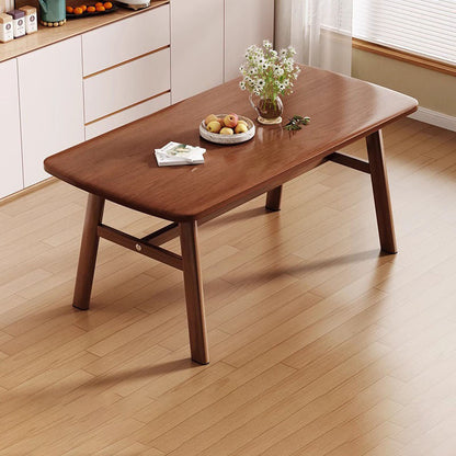 Traditional Vintage MDF Iron Rounded Rectangular Dining Table For 4-6 Seats