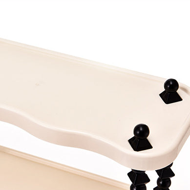 Contemporary Creative PP Wave-Shaped Storage Shelf With 2/3-Tier For Living Room