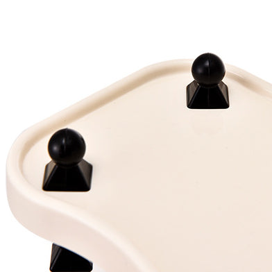 Contemporary Creative PP Wave-Shaped Storage Shelf With 2/3-Tier For Living Room
