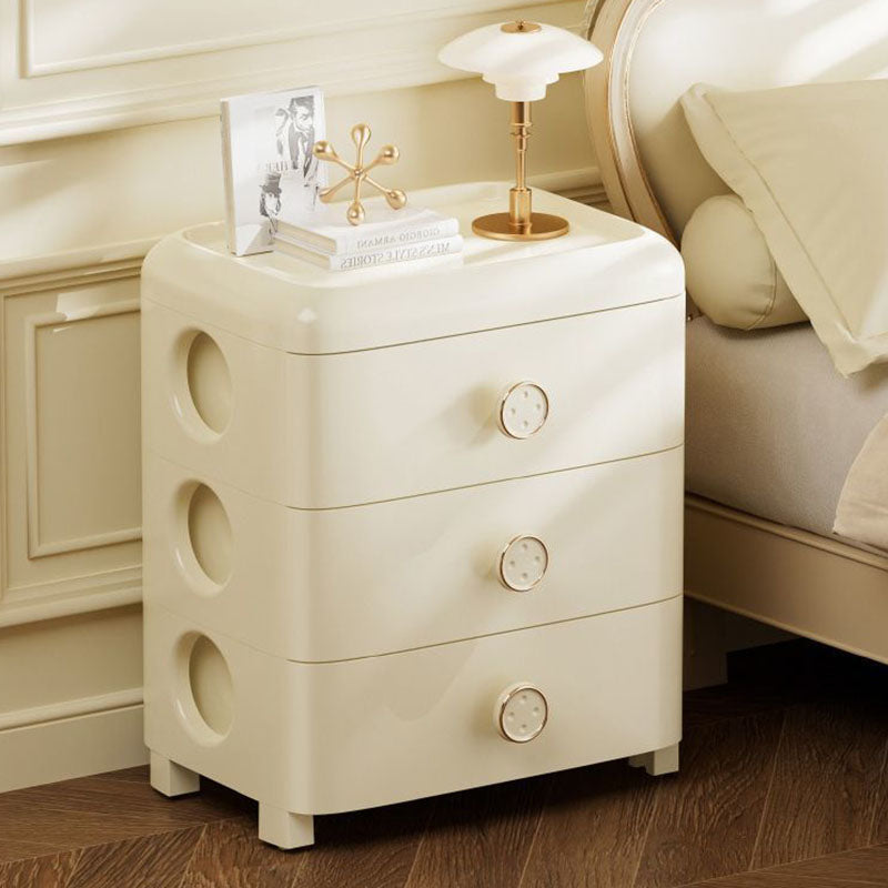 Modern Minimalist PP Rounded Square Storage Cabinet 3/4/5/6 Drawers Living Room