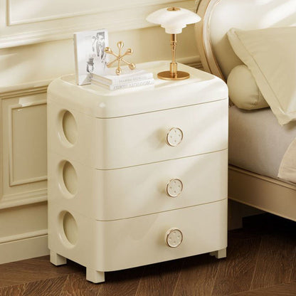 Modern Minimalist PP Rounded Square Storage Cabinet 3/4/5/6 Drawers Living Room