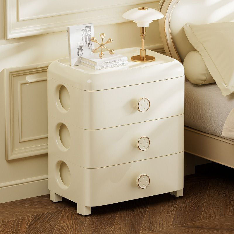 Modern Minimalist PP Rounded Square Storage Cabinet 3/4/5/6 Drawers Living Room