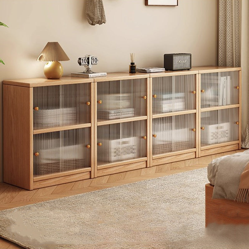 Traditional Chinese Ecoboard Acrylic Textured Rectangular Storage Cabinet 2/3 Tier For Living Room