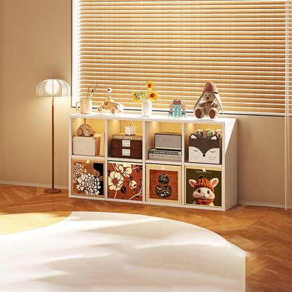 Modern Minimalist Carbon Steel Square Rectangle Storage Cabinet 4/6/8-Cabinet For Living Room