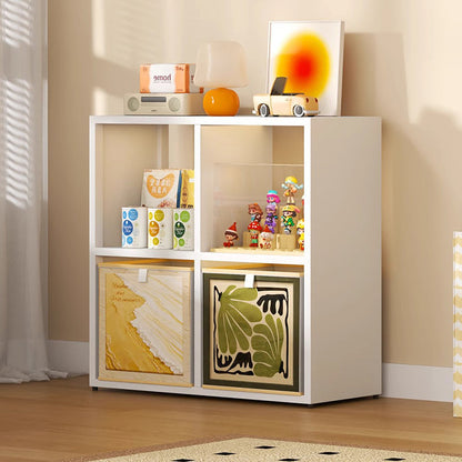 Modern Minimalist Carbon Steel Square Rectangle Storage Cabinet 4/6/8-Cabinet For Living Room