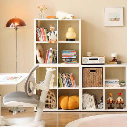 Modern Minimalist Carbon Steel Square Rectangle Storage Cabinet 4/6/8-Cabinet For Living Room