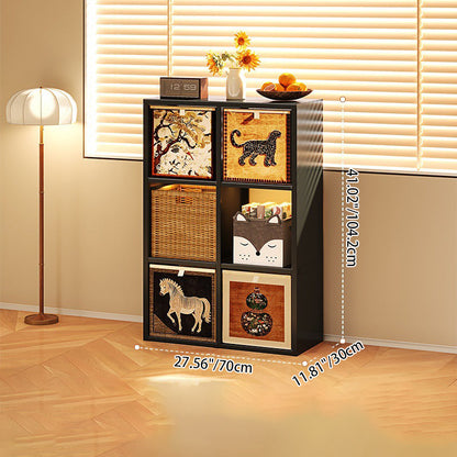Modern Minimalist Carbon Steel Square Rectangle Storage Cabinet 4/6/8-Cabinet For Living Room