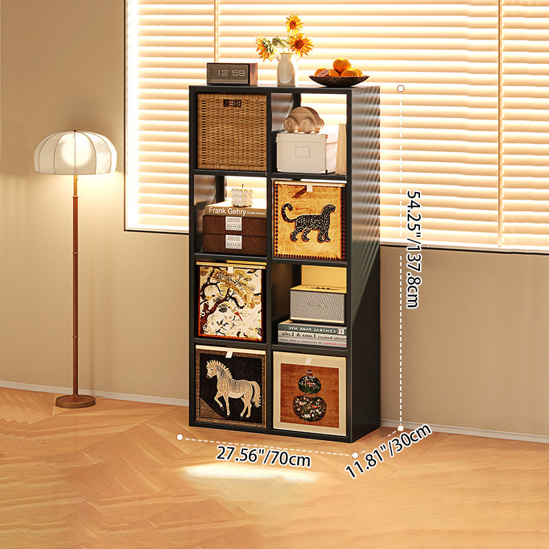 Modern Minimalist Carbon Steel Square Rectangle Storage Cabinet 4/6/8-Cabinet For Living Room