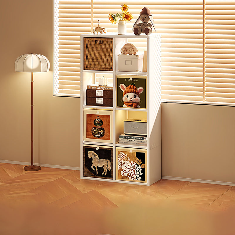 Modern Minimalist Carbon Steel Square Rectangle Storage Cabinet 4/6/8-Cabinet For Living Room