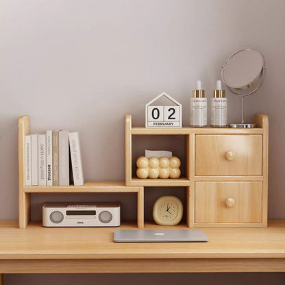 Traditional Chinese Engineered Wood Rectangular Bookshelf 2-Tier For Living Room