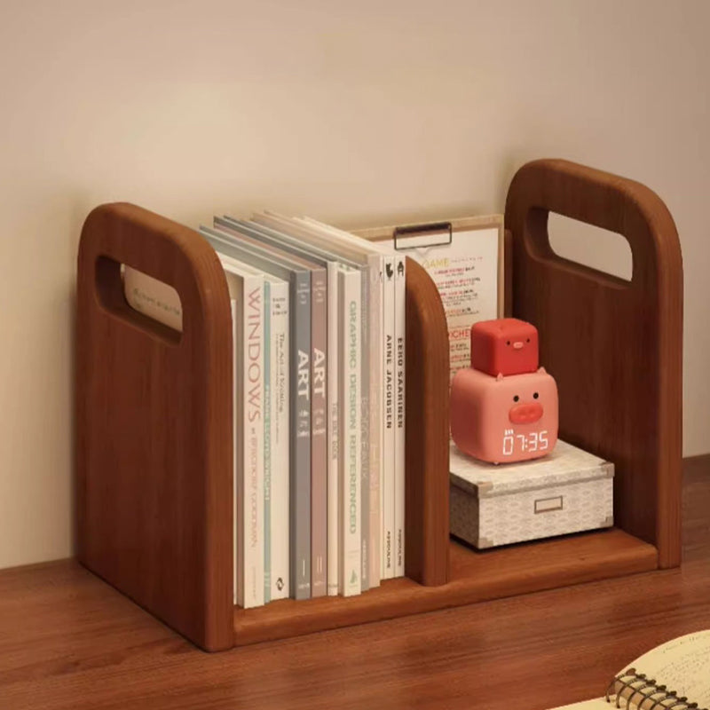 Modern Minimalist MDF Curved Rectangular Desktop Storage Shelf 2/4-Shelves For Living Room