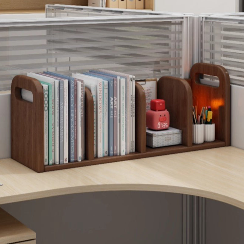 Modern Minimalist MDF Curved Rectangular Desktop Storage Shelf 2/4-Shelves For Living Room