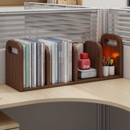 Modern Minimalist MDF Curved Rectangular Desktop Storage Shelf 2/4-Shelves For Living Room