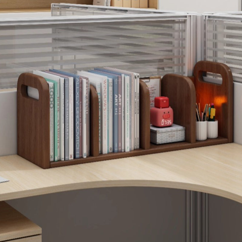 Modern Minimalist MDF Curved Rectangular Desktop Storage Shelf 2/4-Shelves For Living Room