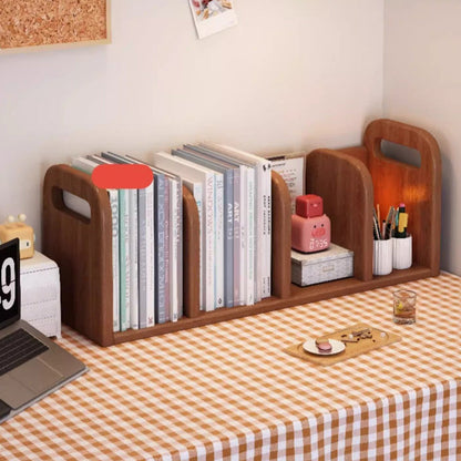 Modern Minimalist MDF Curved Rectangular Desktop Storage Shelf 2/4-Shelves For Living Room