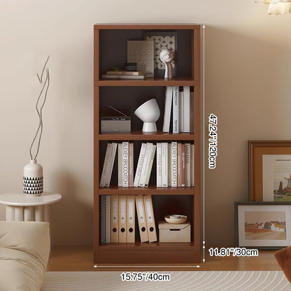 Modern Minimalist MDF Rectangular Storage Shelf 4/5/6 Tier For Living Room
