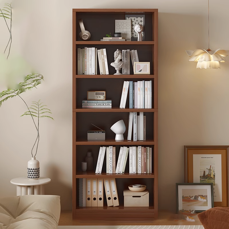 Modern Minimalist MDF Rectangular Storage Shelf 4/5/6 Tier For Living Room