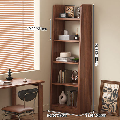 Traditional Vintage Eco-friendly Board Tiered Square Storage Shelf 5 Tiers For Living Room