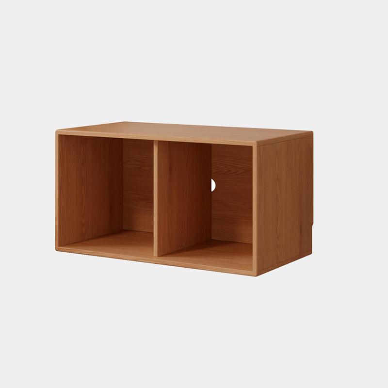 Traditional Vintage Plywood Rubber Wood Glass Rattan Rectangular Storage Cabinet 1-Tier For Living Room