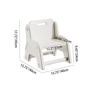 Modern Minimalist PE Foldable Square Kids Study Desk Chair Set 2-Tier Folding Toddler Desk For Living Room